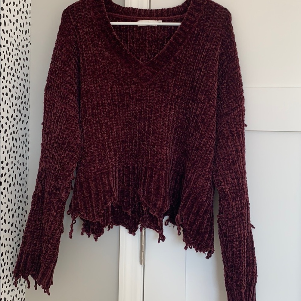 Lush Maroon sweater